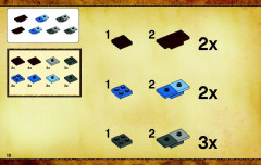 LEGO 3874 instructions page 18 – build guide