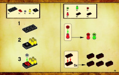 LEGO 3874 instructions page 19 – build guide