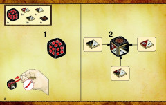 LEGO 3874 instructions page 2 – build guide