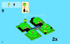 LEGO 3920 instructions page 10 – build guide