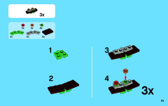 LEGO 3920 instructions page 19 – build guide