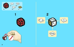 LEGO 3920 instructions page 2 – build guide