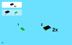 LEGO 3920 instructions page 20 – build guide