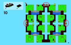 LEGO 3920 instructions page 21 – build guide