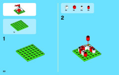 LEGO 3920 instructions page 22 – build guide