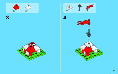 LEGO 3920 instructions page 23 – build guide