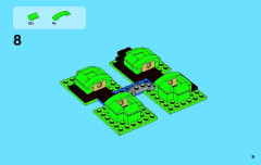 LEGO 3920 instructions page 9 – build guide