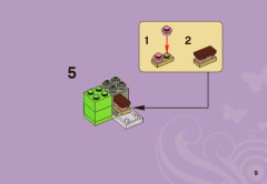 LEGO 3930 instructions page 9 – build guide