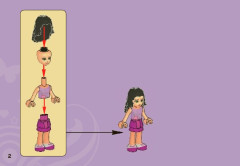 LEGO 3931 instructions page 2 – build guide