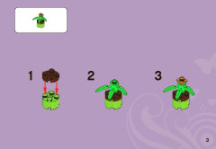 LEGO 3931 instructions page 3 – build guide