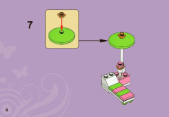 LEGO 3931 instructions page 8 – build guide