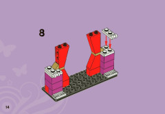 LEGO 3932 instructions page 14 – build guide