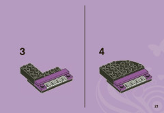 LEGO 3932 instructions page 21 – build guide