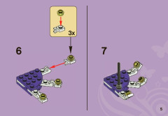 LEGO 3932 instructions page 5 – build guide