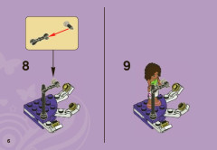 LEGO 3932 instructions page 6 – build guide