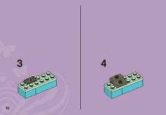 LEGO 3933 instructions page 10 – build guide