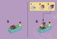 LEGO 3933 instructions page 11 – build guide