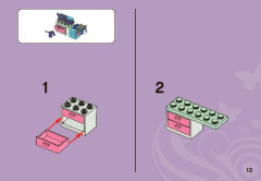 LEGO 3933 instructions page 13 – build guide