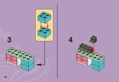 LEGO 3933 instructions page 14 – build guide