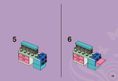 LEGO 3933 instructions page 15 – build guide