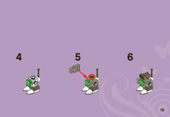 LEGO 3933 instructions page 19 – build guide