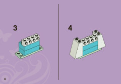 LEGO 3933 instructions page 4 – build guide