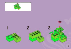 LEGO 3935 instructions page 3 – build guide