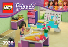 LEGO 3936 instructions page 1 – build guide