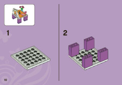 LEGO 3936 instructions page 10 – build guide