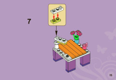 LEGO 3936 instructions page 15 – build guide