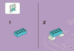 LEGO 3936 instructions page 7 – build guide
