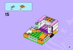 LEGO 3938 instructions page 21 – build guide