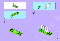 LEGO 3938 instructions page 5 – build guide