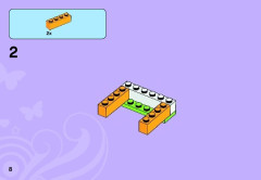 LEGO 3938 instructions page 8 – build guide