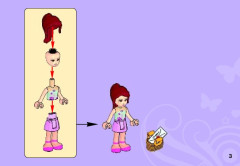 LEGO 3939 instructions page 3 – build guide