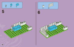 LEGO 3942 instructions page 10 – build guide