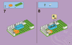 LEGO 3942 instructions page 11 – build guide