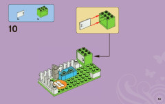 LEGO 3942 instructions page 13 – build guide