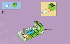LEGO 3942 instructions page 14 – build guide