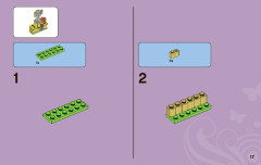 LEGO 3942 instructions page 17 – build guide