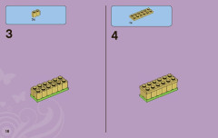 LEGO 3942 instructions page 18 – build guide