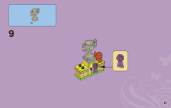 LEGO 3942 instructions page 21 – build guide