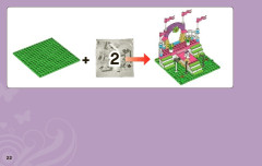 LEGO 3942 instructions page 22 – build guide