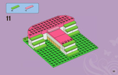 LEGO 3942 instructions page 33 – build guide