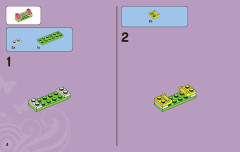 LEGO 3942 instructions page 4 – build guide