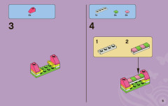 LEGO 3942 instructions page 5 – build guide