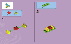 LEGO 3942 instructions page 6 – build guide