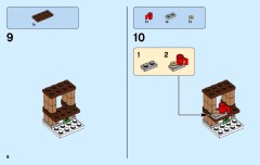 LEGO 40262 instructions page 8 – build guide