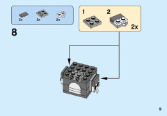 LEGO 40271 instructions page 9 – build guide
