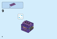 LEGO 40272 instructions page 8 – build guide